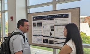 Year 2 annual review poster session_Janice Cabrera and Rich Hofer