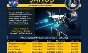 Advertisement for Poster Session and JANUS