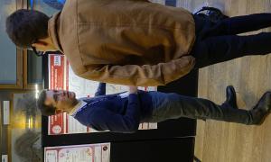 JANUS members at poster session.  Presenting and discussing posters. 